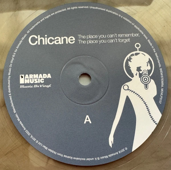 Виниловая пластинка CHICANE PLACE YOU CAN'T REMEMBER