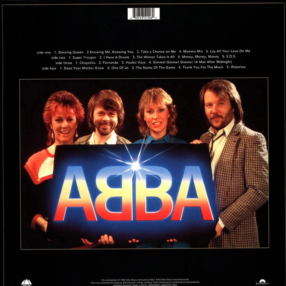 Виниловая пластинка ABBA GOLD