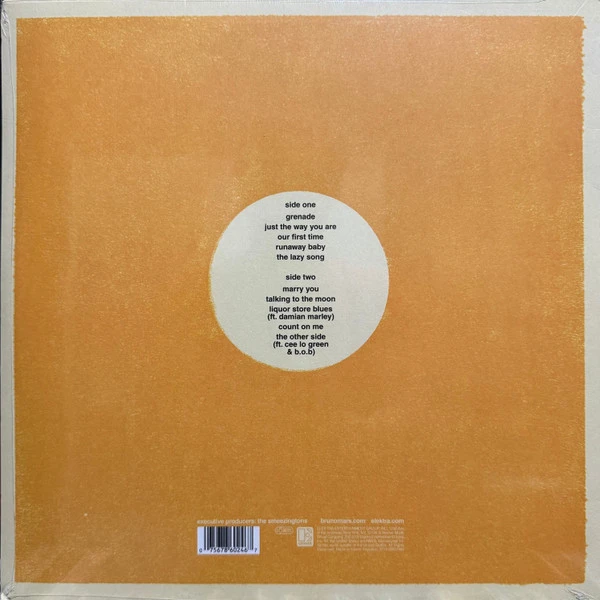Виниловая пластинка BRUNO MARS DOO-WOPS & HOOLIGANS