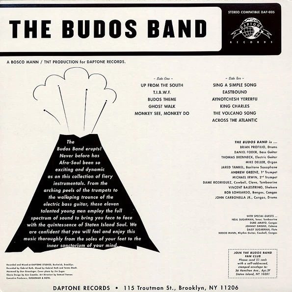 Виниловая пластинка BUDOS BAND BUDOS BAND