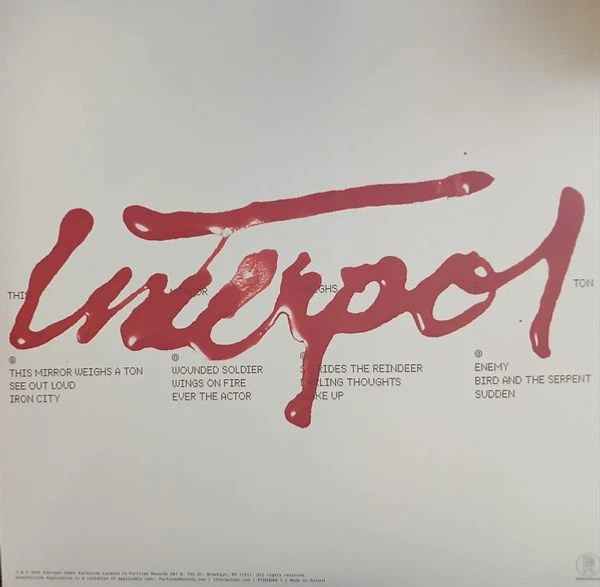 Виниловая пластинка INTERPOL THIS MIRROR WEIGHS A TON