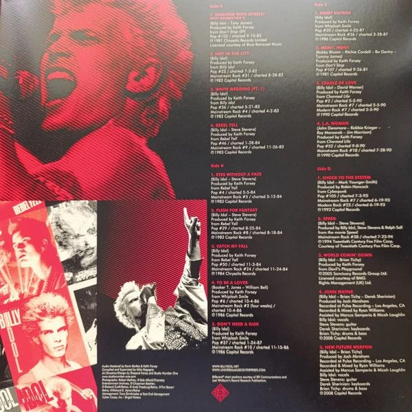 Виниловая пластинка BILLY IDOL IDOLIZE YOURSELF