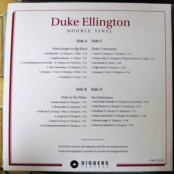 Виниловая пластинка DUKE ELLINGTON THE ESSENTIAL WORKS 1928-1962