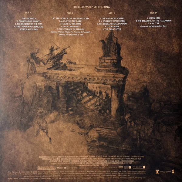 Виниловая пластинка HOWARD SHORE OST LORD OF THE RINGS: FELLOWSHIP OF THE RING