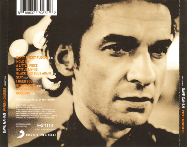 CD DAVE GAHAN — PAPER MONSTERS