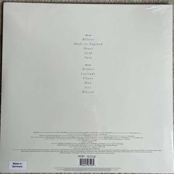 Виниловая пластинка ELTON JOHN Made In England