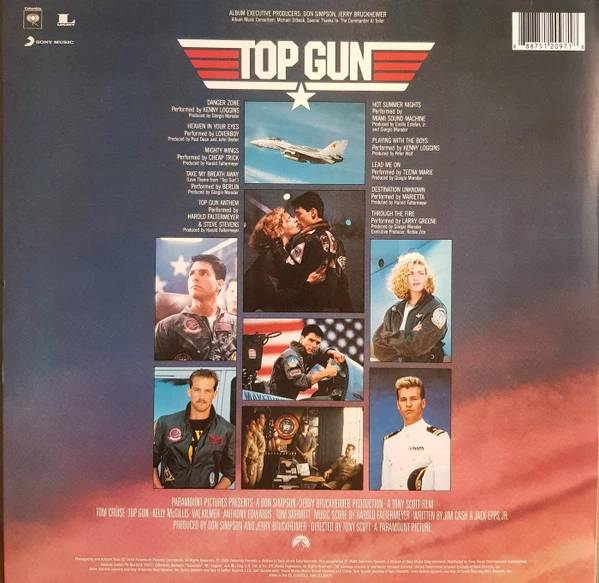 Виниловая пластинка VARIOUS Top Gun (Original Motion Picture Soundtrack)