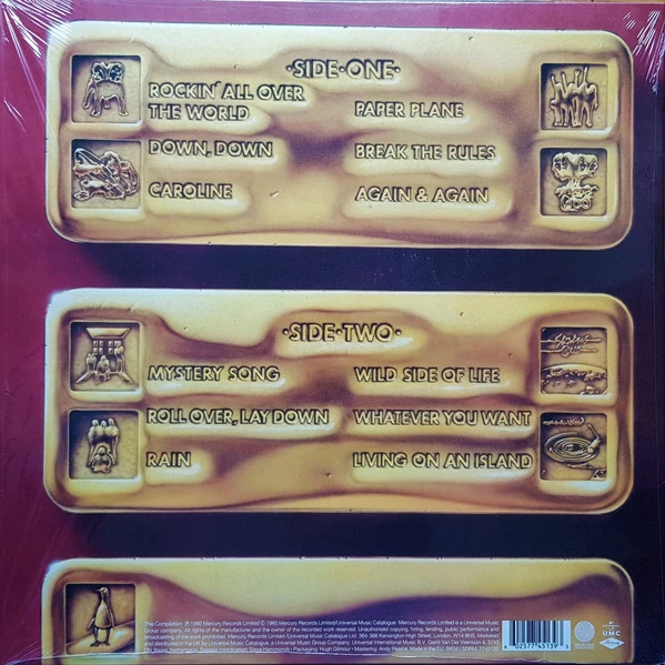 Виниловая пластинка STATUS QUO 12 GOLD BARS