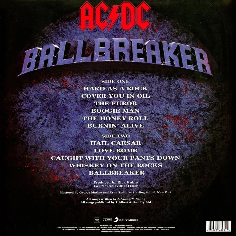 Виниловая пластинка AC/DC Ballbreaker