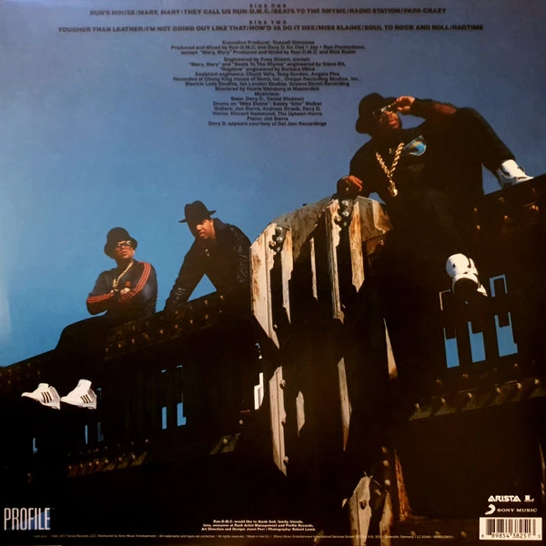 Виниловая пластинка RUN DMC TOUGHER THAN LEATHER