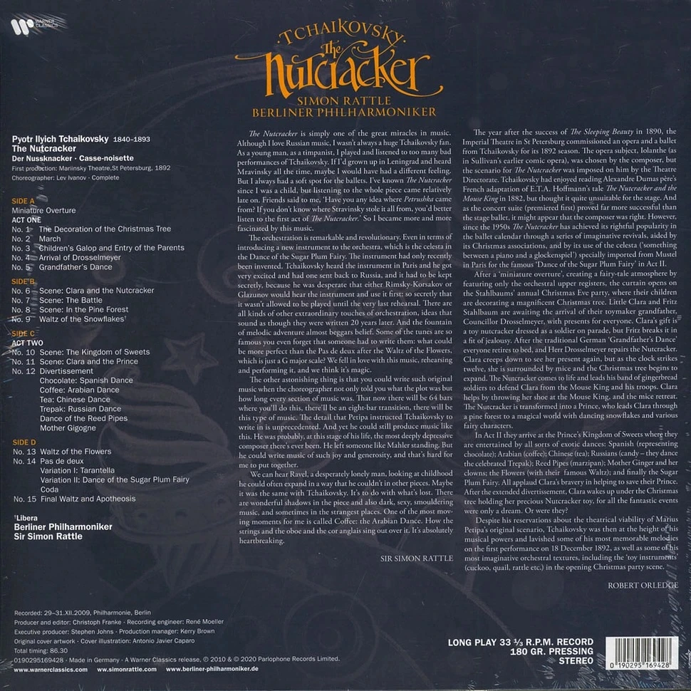 Виниловая пластинка SIMON RATTLE THE NUTCRACKER