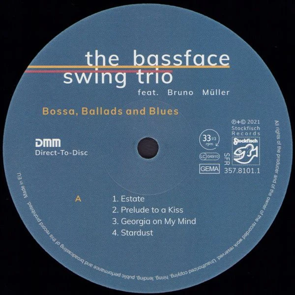 Виниловая пластинка BASSFACE SWING TRIO FEAT. BRUNO MÜLLER BOSSA, BALLADS AND BLUES