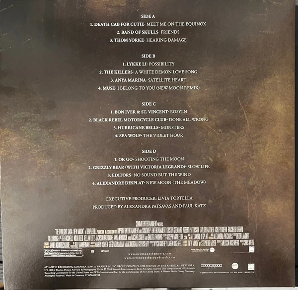 Виниловая пластинка VARIOUS THE TWILIGHT SAGA: NEW MOON OST