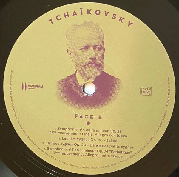Виниловая пластинка PJOTR ILJITSCH TSCHAIKOWSKI THE MASTERPIECE OF