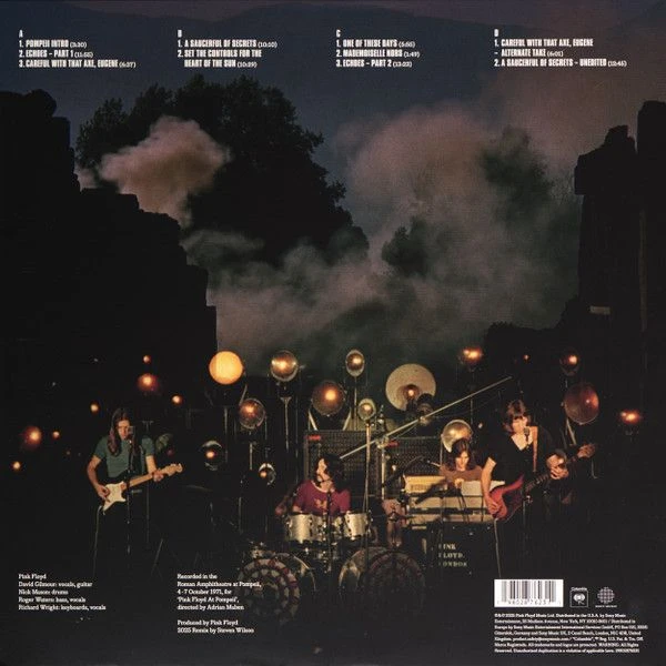 Виниловая пластинка PINK FLOYD PINK FLOYD AT POMPEII - MCMLXXII