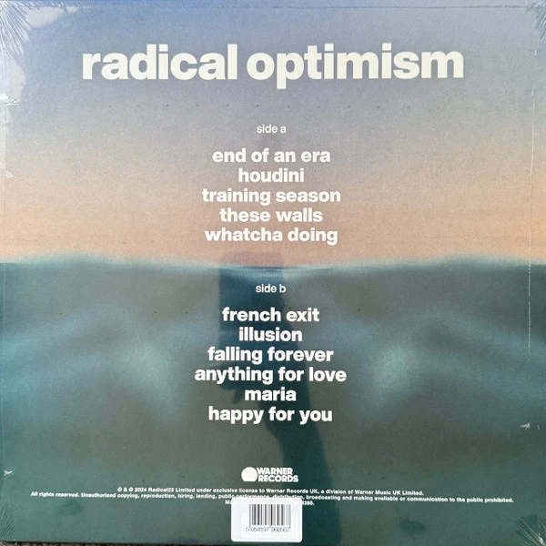 Виниловая пластинка DUA LIPA RADICAL OPTIMISM