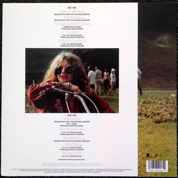 Виниловая пластинка JANIS JOPLIN Janis Joplin's Greatest Hits
