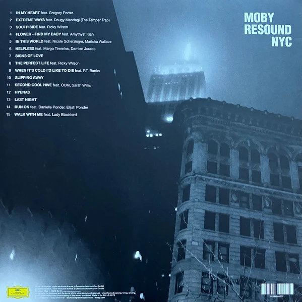 Виниловая пластинка MOBY RESOUND NYC