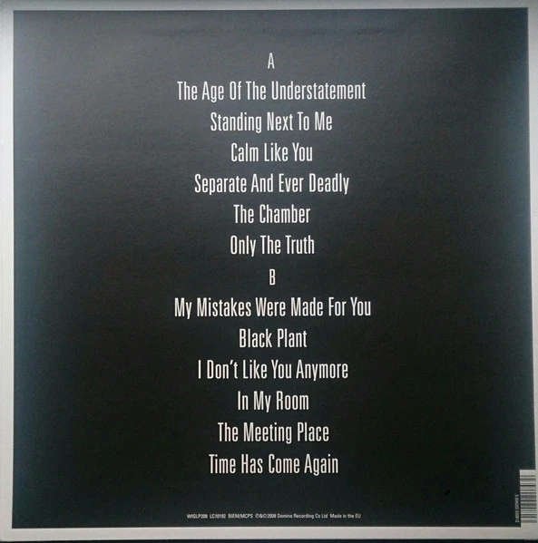 Виниловая пластинка LAST SHADOW PUPPETS AGE OF THE UNDERSTATEMENT