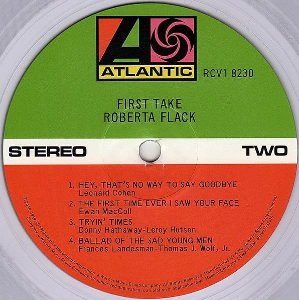 Виниловая пластинка ROBERTA FLACK FIRST TAKE
