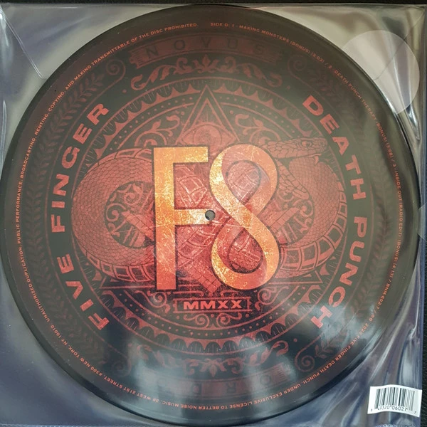 Виниловая пластинка FIVE FINGER DEATH PUNCH F8
