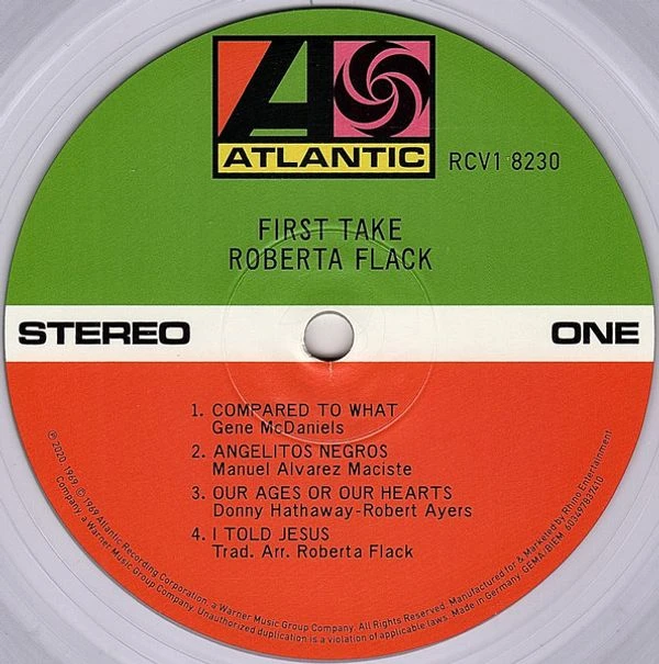 Виниловая пластинка ROBERTA FLACK FIRST TAKE