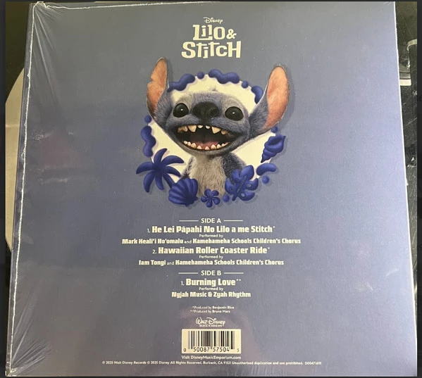 Виниловая пластинка LILO & STITCH OST LILO & STITCH LIVE-ACTION