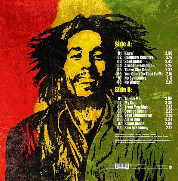 Виниловая пластинка BOB MARLEY THE BEST OF BOB MARLEY
