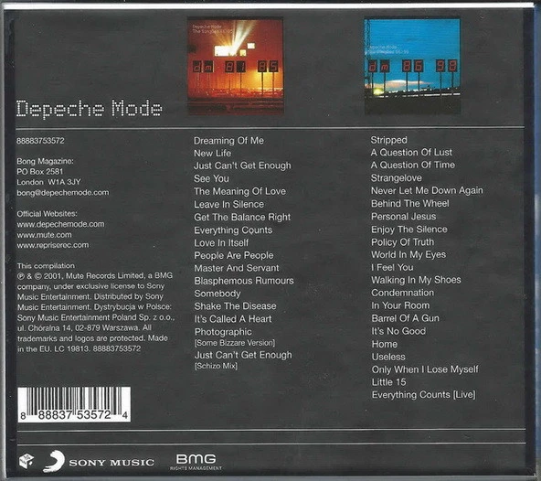 CD DEPECHE MODE — SINGLES 81-98
