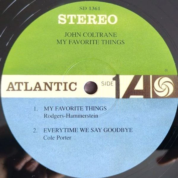 Виниловая пластинка JOHN COLTRANE MY FAVORITE THINGS