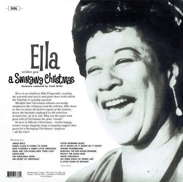 Виниловая пластинка ELLA FITZGERALD ELLA WISHES YOU A SWINGING CHRISTMAS