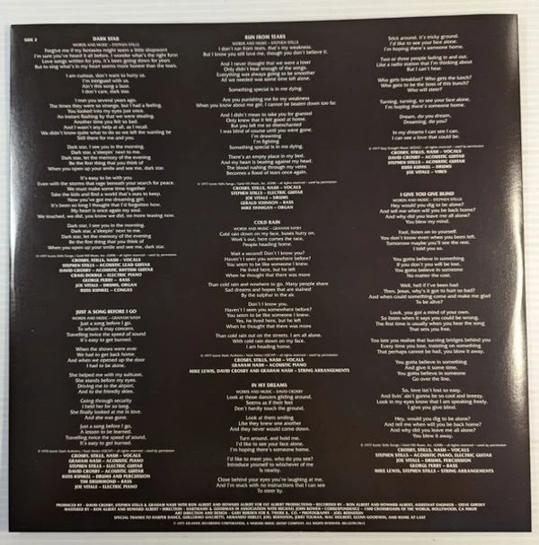 Виниловая пластинка CROSBY, STILLS & NASH CSN