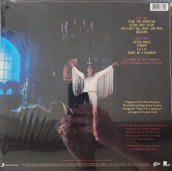 Виниловая пластинка OZZY OSBOURNE DIARY OF A MADMAN