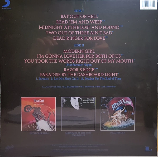 Виниловая пластинка MEAT LOAF HITS OUT OF HELL