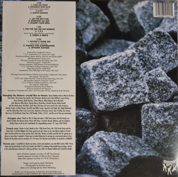 Виниловая пластинка NAUGHTY BY NATURE NAUGHTY BY NATURE