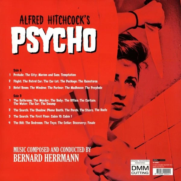 Виниловая пластинка BERNARD HERRMANN  PSYCHO (THE ORIGINAL FILM SCORE)