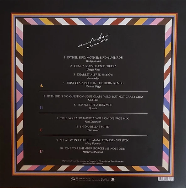 Виниловая пластинка KHRUANGBIN MORDECHAI REMIXES