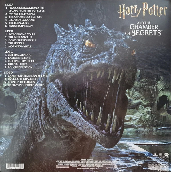 Виниловая пластинка JOHN WILLIAMS OST HARRY POTTER AND THE CHAMBER OF SECRETS