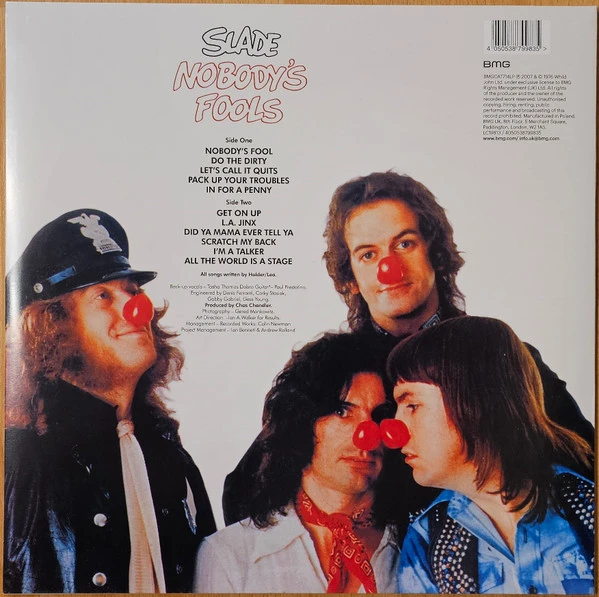 Виниловая пластинка SLADE NOBODYS FOOLS