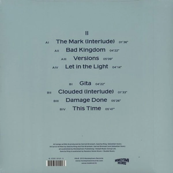 Виниловая пластинка MODERAT (APPARAT & MODESELEKTOR) II
