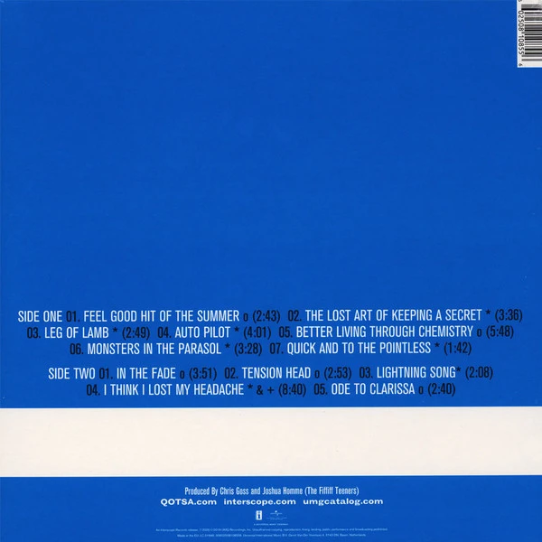 Виниловая пластинка QUEENS OF THE STONE AGE RATED R