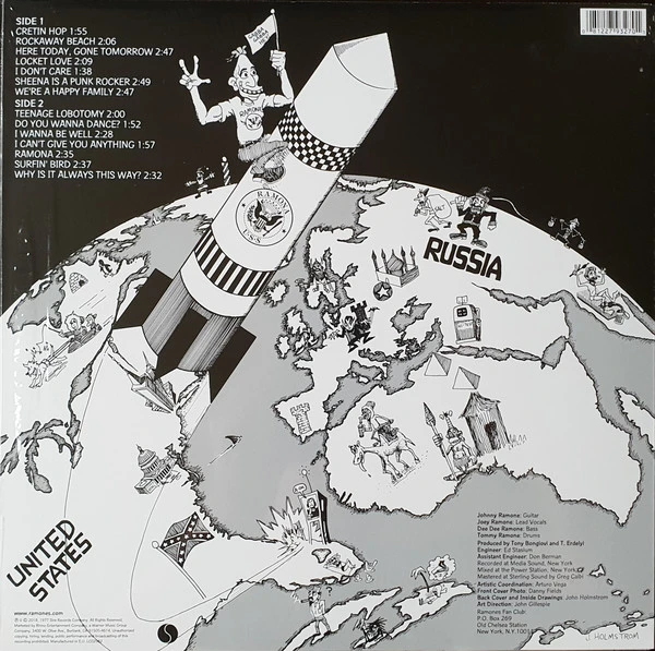 Виниловая пластинка RAMONES ROCKET TO RUSSIA