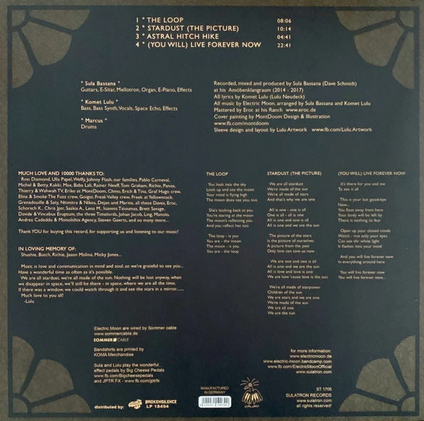 Виниловая пластинка ELECTRIC MOON STARDUST RITUALS