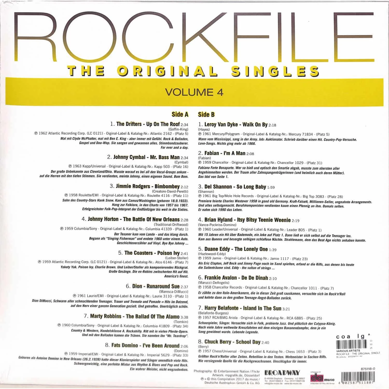 Виниловая пластинка VARIOUS ROCKFILE VOLUME 4