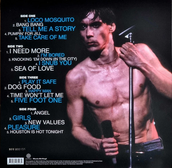 Виниловая пластинка IGGY POP POP MUSIC