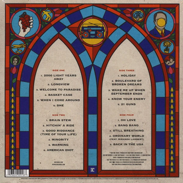 Виниловая пластинка GREEN DAY GREATEST HITS: GOD'S FAVORITE