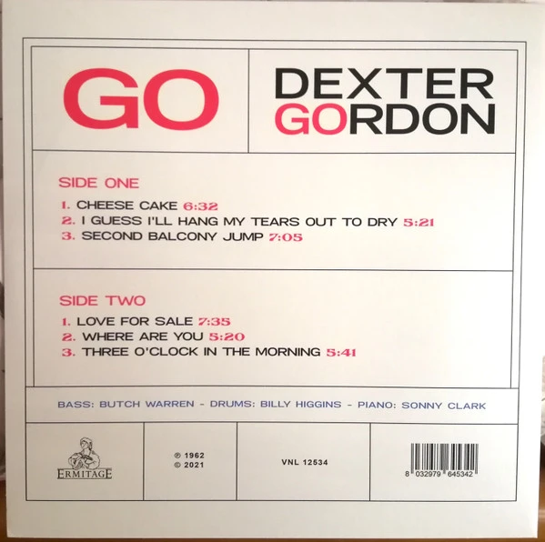 Виниловая пластинка DEXTER GORDON GO