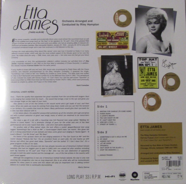 Виниловая пластинка ETTA JAMES ETTA JAMES