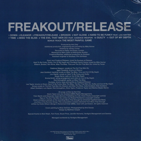 Виниловая пластинка HOT CHIP FREAKOUT/RELEASE