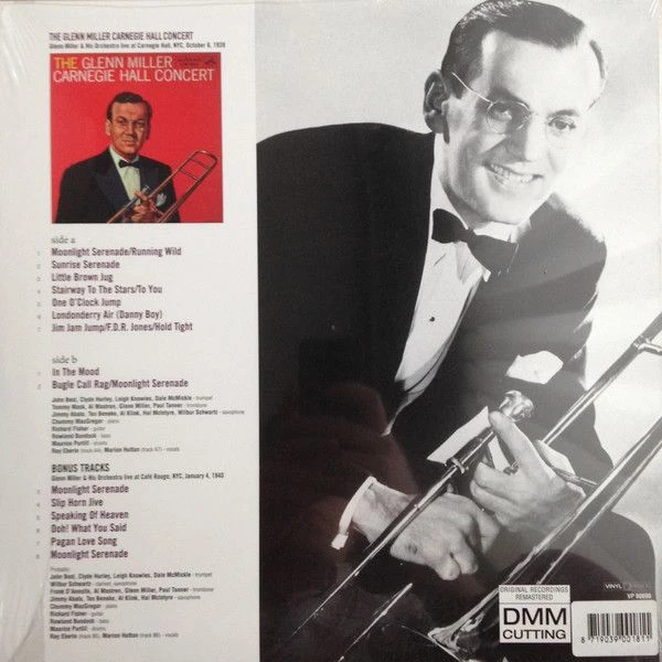 Виниловая пластинка GLENN MILLER CARNEGIE HALL CONCERT